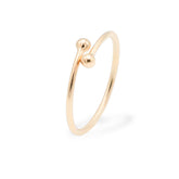 14K rose gold Dot ring